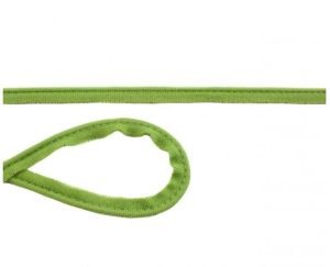 Jersey Paspelband Biese 10mm uni apfelgrün