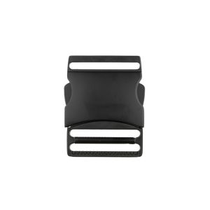 Steckschnalle Metall - 40 mm - schwarz