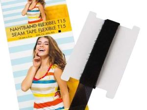 Vlieseline Nahtband flexibel T15 SB 15mm x 5m - schwarz