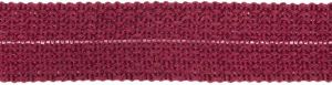 Einfasstresse Wolle 32 mm - Wellenmuster - bordeaux