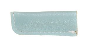 2 Kordelenden Lederimitat - uni helles blau