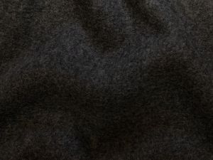 Baumwollfleece Organic Cotton super weich - 300 g/qm - meliert anthrazit