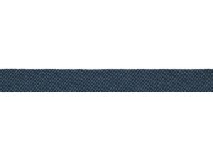 Jeans Schrägband Baumwolle gefalzt - 20 mm - marine