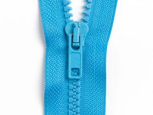 Reißverschluss teilbar 80 cm - blau