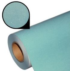 Flexfolie - PU - Plotterfolie mit Glitzereffekt 25 cm x 20 cm - rainbow-sky-blue