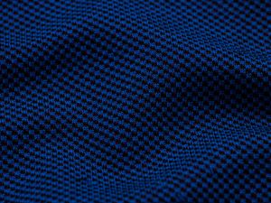 Jacquard Designerstoff der dänischen Firma Kvadrat - royalblau