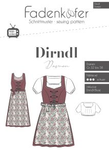 Papierschnittmuster Fadenkäfer - Dirndl inklusive Bluse - Damen