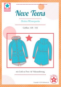Papierschnittmuster Farbenmix Herbst-7 Winterparka NEVE TEENS - Mädchen