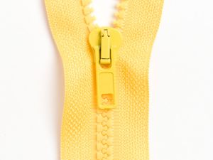 Reißverschluss teilbar 80 cm - gelb