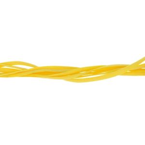 Elastisches Gummiband rund 5 mm - gelb