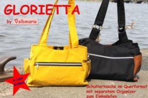 Papierschnittmuster elbmarie Schultertasche GLORIETTA - Tasche