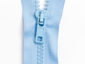 Reißverschluss teilbar 70 cm - helles blau