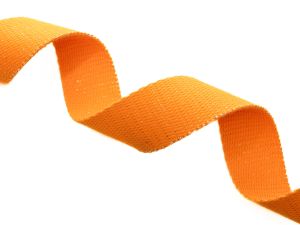 Gurtband mit Glitzerfäden 30 mm - uni - neonorange