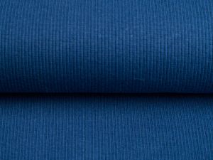 Bündchen gerippt - uni indigoblau