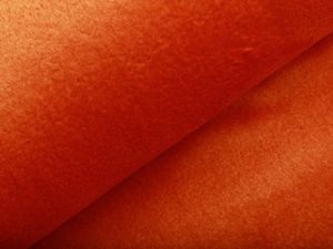 Wellnessfleece doubleface - curry / kupfer