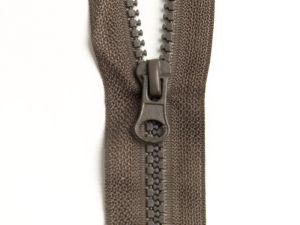 Reißverschluss teilbar 70 cm - dunkles braun