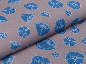 Viskose Swafing Vida Pur by Bienvenido Colorido - Magnolien -grau / blau