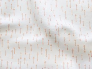 Nahaufnahme von Canvas - Pfeile - wollweiß