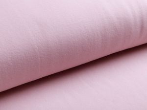 Baumwollfleece Organic Cotton super weich - 300 g/qm - uni altrosa