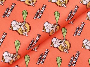 Webware Baumwolle Swafing - The Flintstones - koralle
