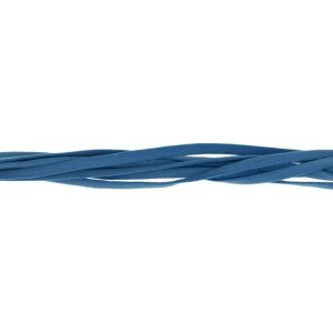 Elastisches Gummiband rund 5 mm - jeansblau
