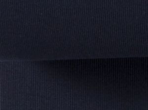 Bündchen gerippt - uni nachtblau