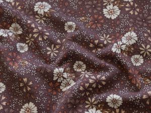 Jersey - Blüten - mauve