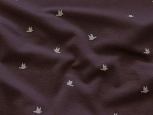 Jersey - Vogelschwärme - mauve