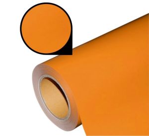 Flexfolie - PU - Plotterfolie 25 cm x 20 cm - gelb-orange