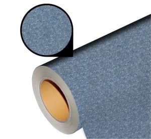 Flexfolie - PU - Plotterfolie mit Glitzereffekt 25 cm x 20 cm - pastellblau