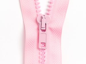 Reißverschluss teilbar 80 cm - rosa