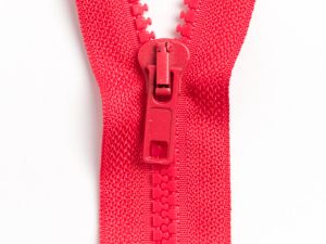 Reißverschluss teilbar 80 cm - rot