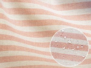 Outdoorstoff teflonbeschichtet - Streifen - beige-terrakotta