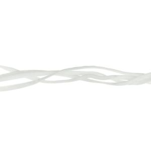 Elastisches Gummiband rund 5 mm - weiß