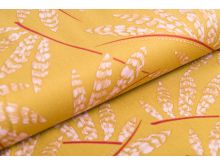 Viskose - elastische Webware - Rosella by Penelope - Blätter - curry