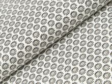 Jersey - Kreise und Punkte - weiß