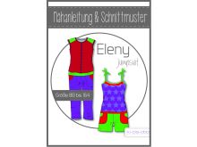 Papierschnittmuster ki-ba-doo Eleny Jumpsuit Mädchen