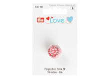 Fingerhut Gr. M Prym Love - rot