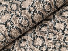 Jersey - Animalprint Schlange - braun