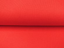 Feinripp Jersey Sanetta - uni- knalliges rot