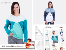 Papierschnittmuster pattydoo Pullover ZOEY - Damen
