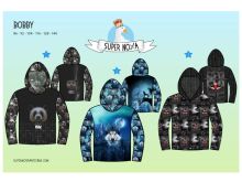 Papierschnittmuster SuperNova Hoodie BOBBY - Kinder