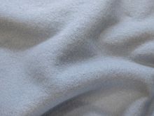 Baumwollfleece Organic Cotton super weich - 300 g/qm - babyblau