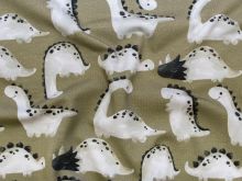 Jersey Digitaldruck - Dinos - khaki