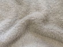 Bouclé Mantelstoff - uni - kiesel