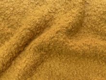Bouclé Mantelstoff - uni - ocker
