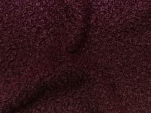 Bouclé Mantelstoff - uni - beere