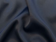 Satin - glänzend - uni - dunkelblau
