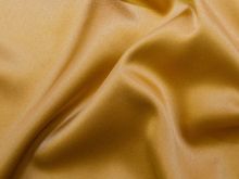 Satin - glänzend - uni - goldgelb