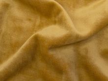 Nicki - samtweich - Samt / Velvet - uni goldgelb